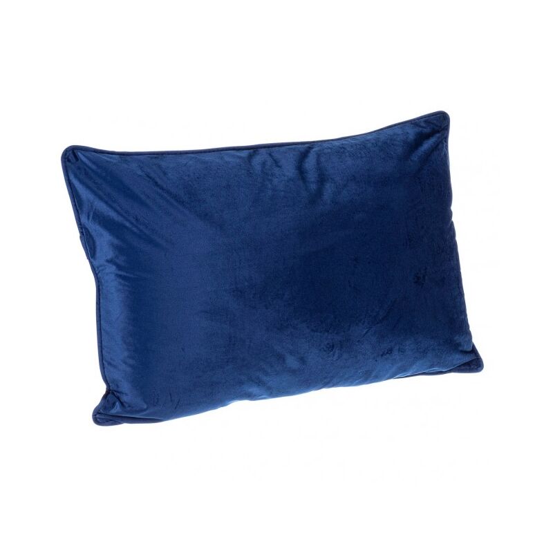 foto del prodotto cuscino da divano in velluto 4 pezzi artemis colore blu dimensione 40x60