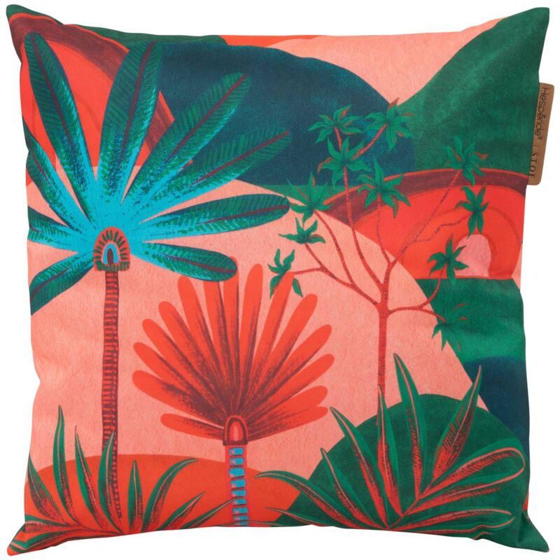 foto del prodotto cuscino da esterno maoria con motivo jungle 40 x 40 cm in poliestere hesp ride