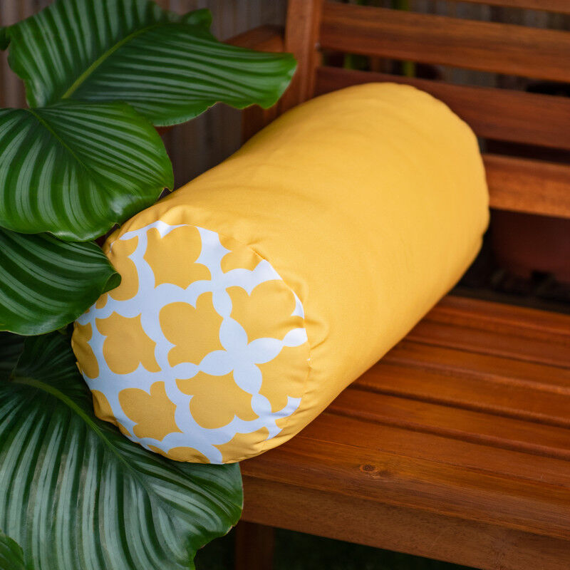 foto del prodotto cuscino da esterno per panca da giardino, set di cuscini rotondi per mobili decorativi, cuscini da yoga per patio interno ed esterno resistenti
