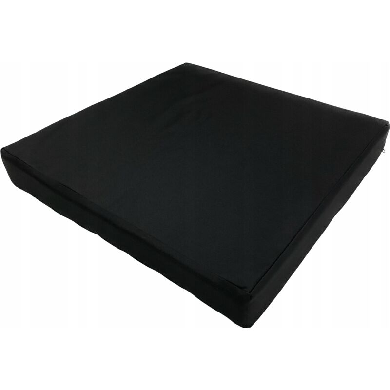 foto del prodotto cuscino da giardino impermeabile con cerniera 60x60 cm nero
