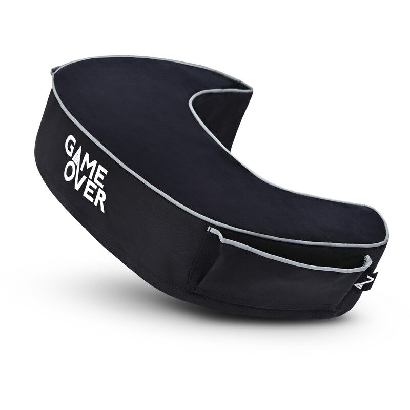foto del prodotto cuscino da gioco, cuscino di supporto resistente all acqua con tasche laterali, cuscino da gioco da grembo, cuscino da gioco 35x45x10 cm con