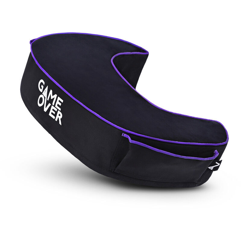 foto del prodotto cuscino da gioco, cuscino di supporto resistente all acqua con tasche laterali, cuscino da gioco da grembo, cuscino da gioco 35x45x10 cm con