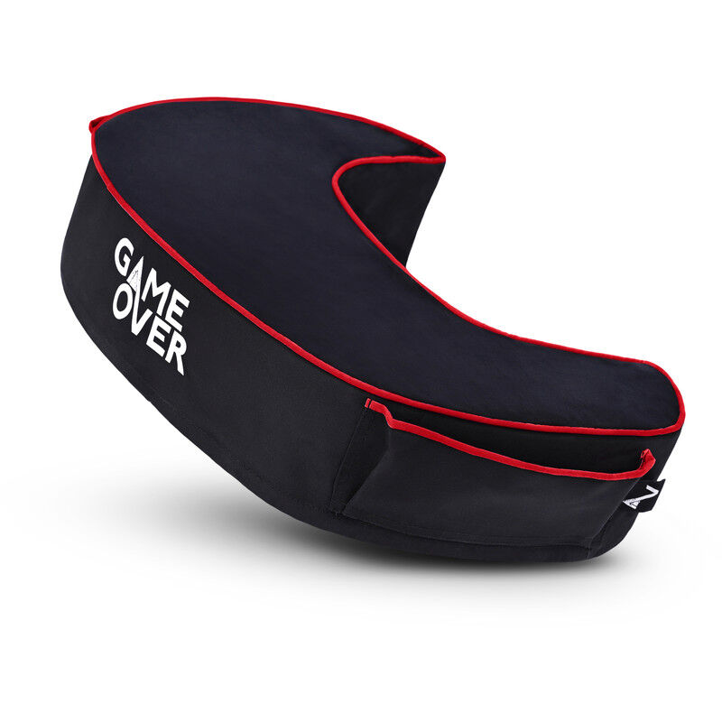 foto del prodotto cuscino da gioco, cuscino di supporto resistente all acqua con tasche laterali, cuscino da gioco da grembo, cuscino da gioco 35x45x10 cm con