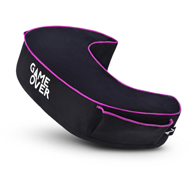 foto del prodotto cuscino da gioco, cuscino di supporto resistente all acqua con tasche laterali, cuscino da gioco da grembo, cuscino da gioco 35x45x10 cm con