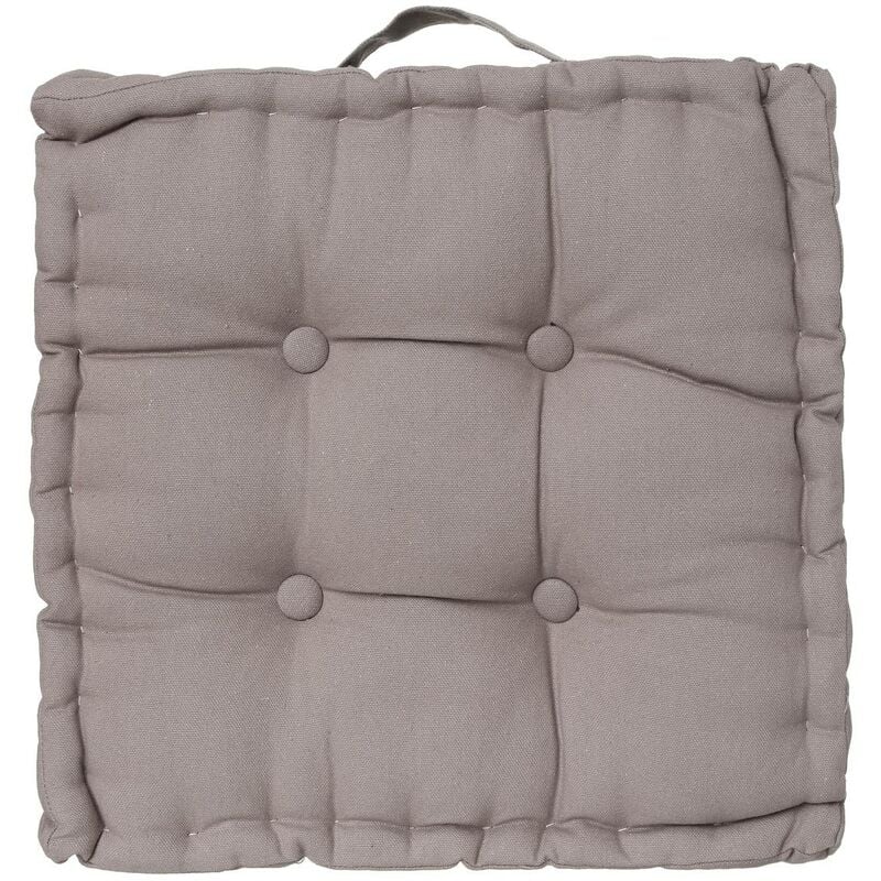 foto del prodotto cuscino da pavimento grigio 40x40cm atmosphera cr ateur d int rieur