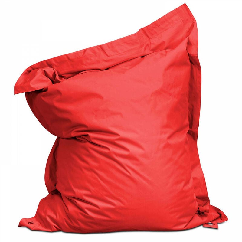 foto del prodotto cuscino da pavimento in poliestere rosso 140 x 120 cm