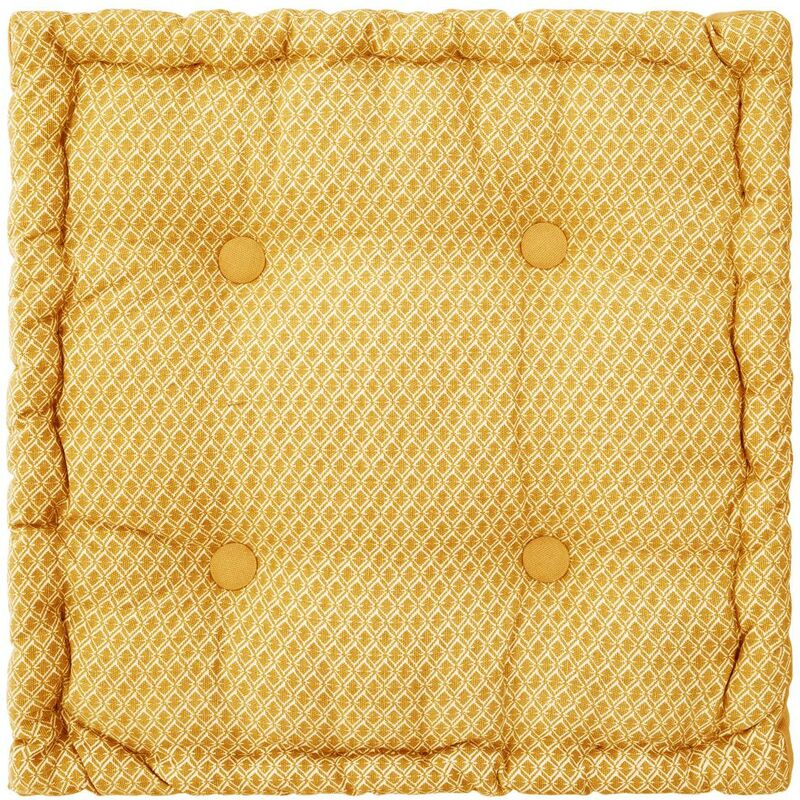 foto del prodotto cuscino da terra otto giallo 40x40cm atmosphera cr ateur d int rieur