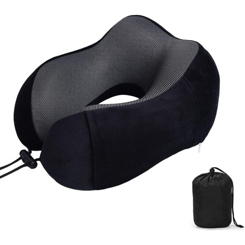 foto del prodotto cuscino da viaggio per bambini, simpatico cuscino cervicale per bambini, super morbido, lavabile, per viaggi e sonno.