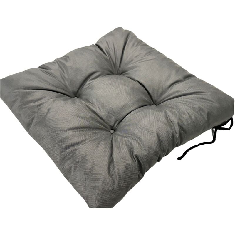 foto del prodotto cuscino decorativo per sedia 40x40 grigio