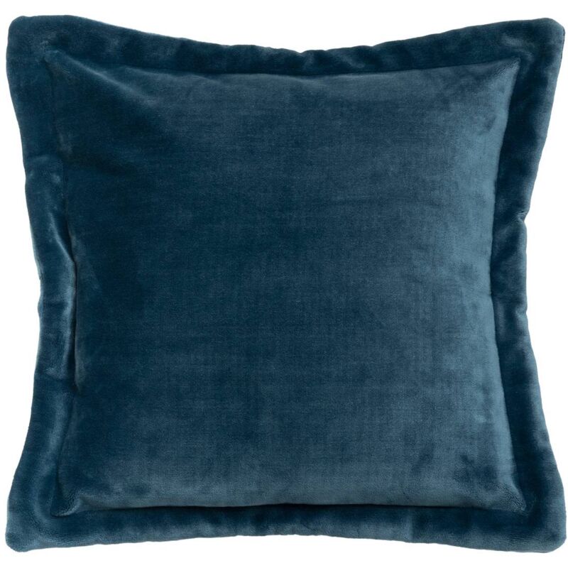 foto del prodotto cuscino di flanella coccoloso blu egeo 53x53cm atmosphera cr ateur d int rieur