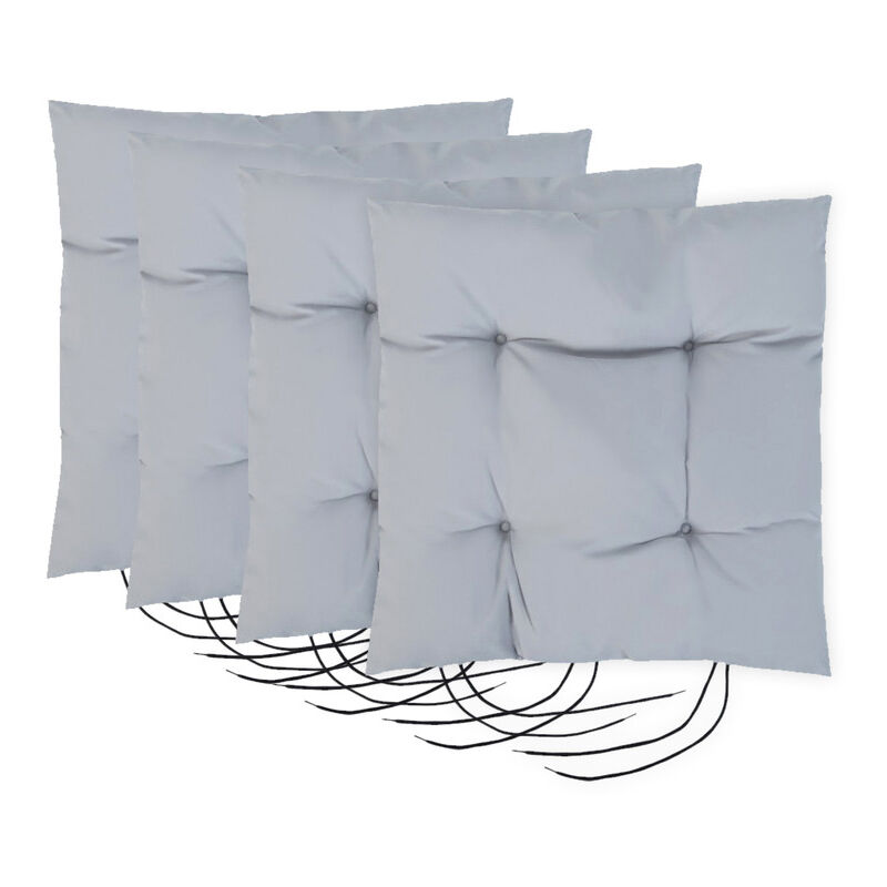 foto del prodotto cuscino di seduta per sedia da giardino, cuscini per sedia da giardino trapuntati resistenti all acqua con rivestimento rimovibile con cerniera 4