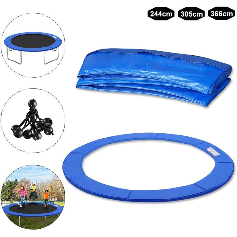 foto del prodotto cuscino di sicurezza per trampolino rotondo 305cm 