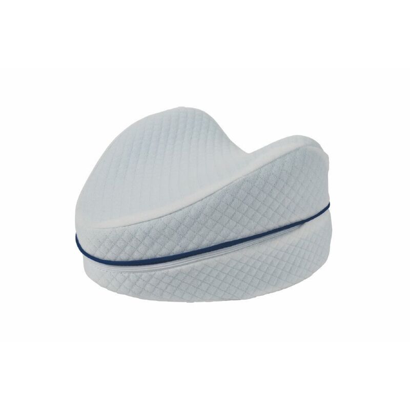 foto del prodotto cuscino ergonomico gambe in memory foam con rivestimento in microfibra