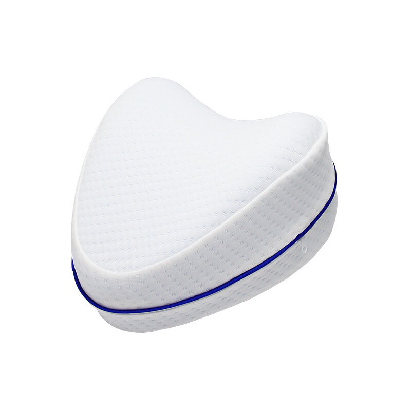 foto del prodotto cuscino ergonomico per ginocchia a forma di cuore, cuscino in memory foam, cuscino ortopedico, cuscino per gambe per dormire, sollievo dal dolore,