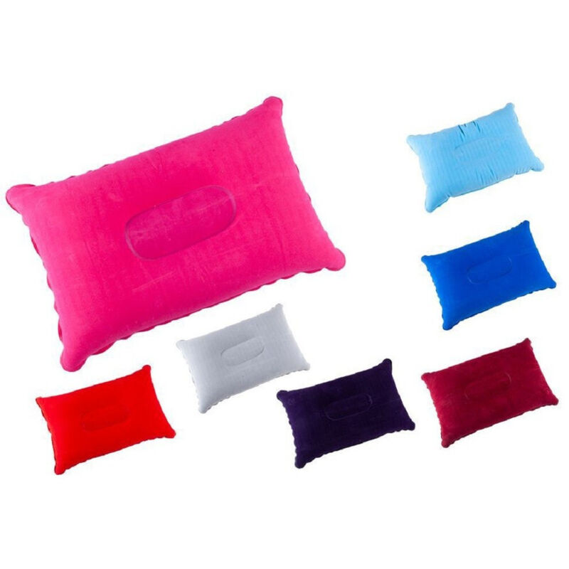 foto del prodotto cuscino gonfiabile portatile 24x34,5cm per viaggio all aperto casa 7 colori ass. trade shop traesio