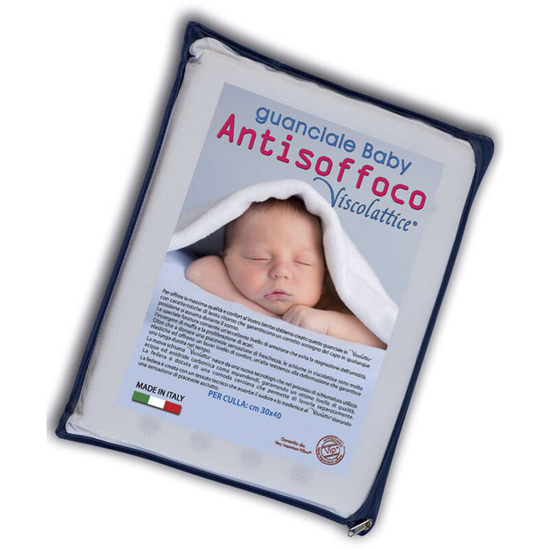 foto del prodotto cuscino guanciale da letto antisoffoco, misuralettinocoloreantisoffoco