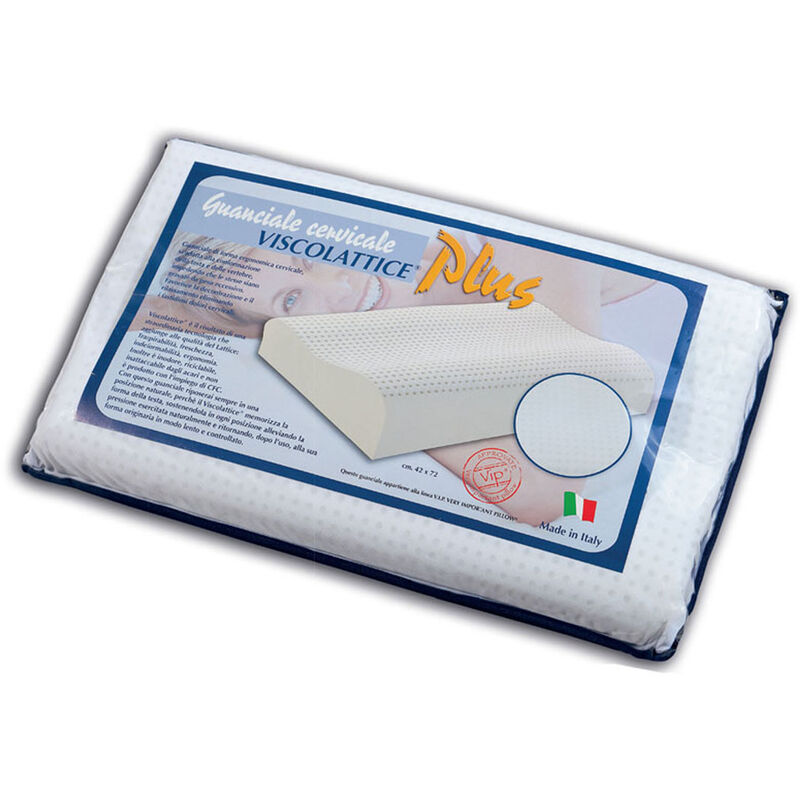 foto del prodotto cuscino guanciale da letto plus, misura50x80coloreplus