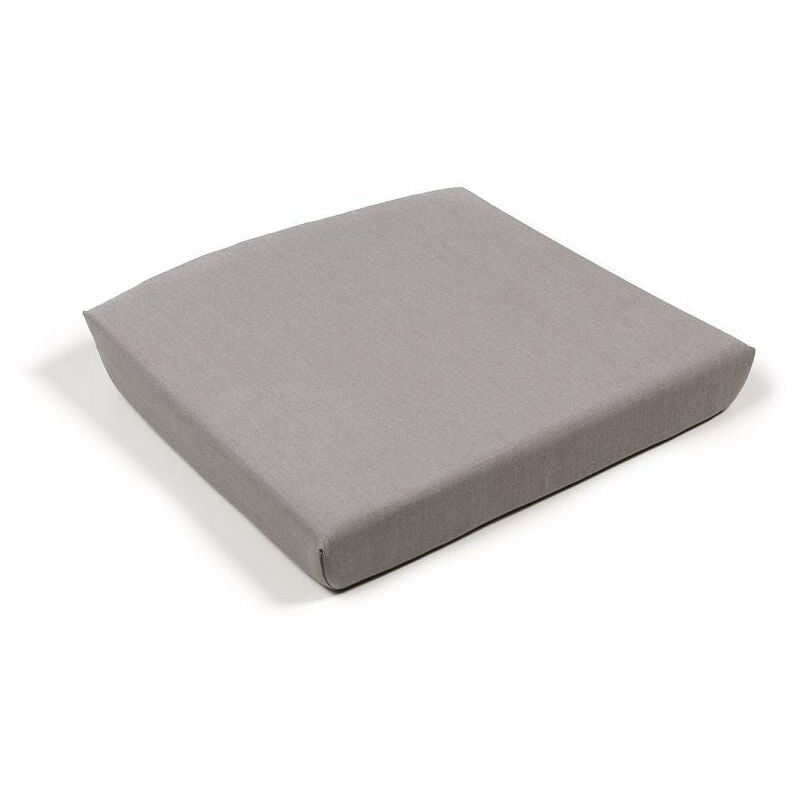 foto del prodotto cuscino imbottito per serie net di nardi in tessuto idrorepellente da estero made in italy cuscino net relax grigio