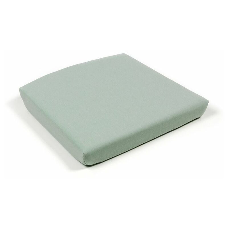 foto del prodotto cuscino imbottito per serie net di nardi in tessuto idrorepellente da estero made in italy cuscino net relax the verde