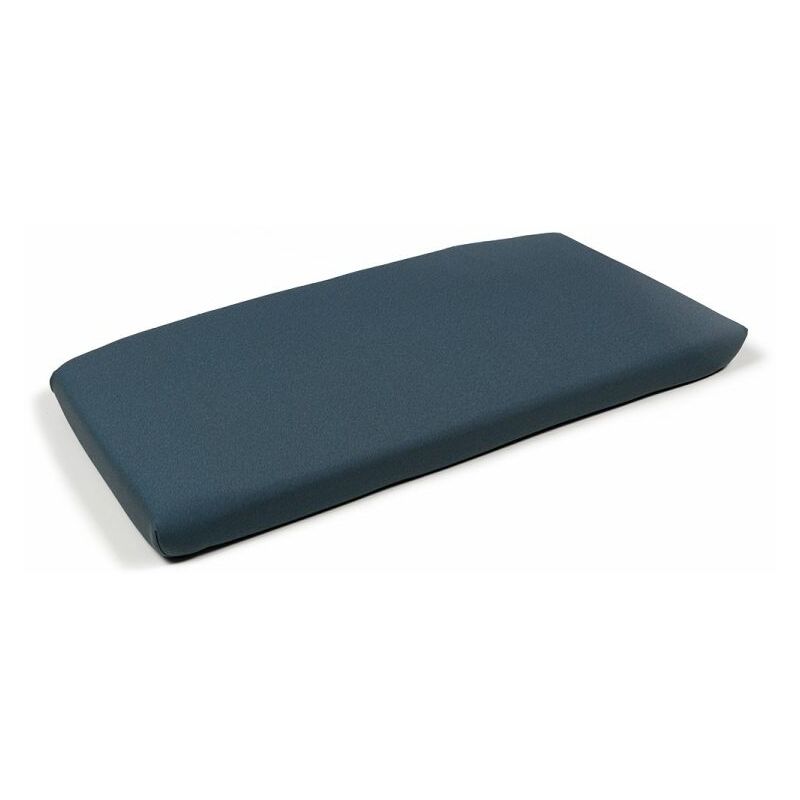 foto del prodotto cuscino imbottito per serie net di nardi in tessuto idrorepellente da estero made in italy cuscino panca denim