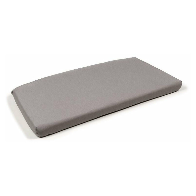 foto del prodotto cuscino imbottito per serie net di nardi in tessuto idrorepellente da estero made in italy cuscino panca grigio