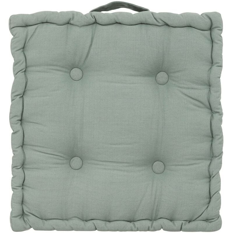 foto del prodotto cuscino in cotone anjali 40x40 cm verde celeste atmosphera cr ateur d int rieur