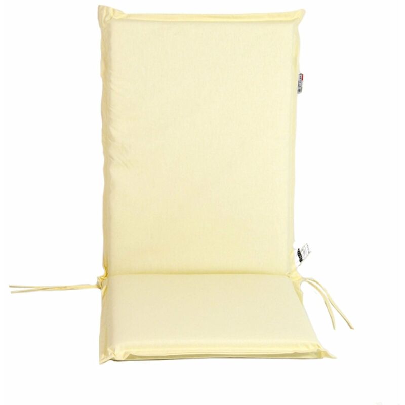foto del prodotto cuscino in cotone imbottito sfoderabile schienale alto 115x48xh6 cm zippo beige