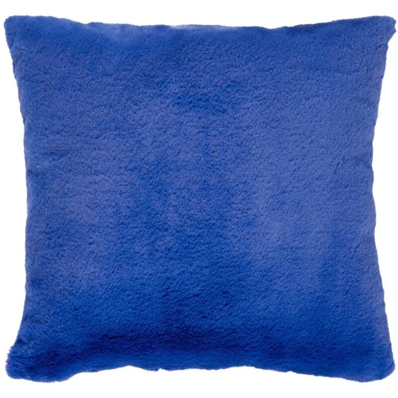 foto del prodotto cuscino in pelliccia sintetica couka blu indaco 45x45cm atmosphera cr ateur d int rieur