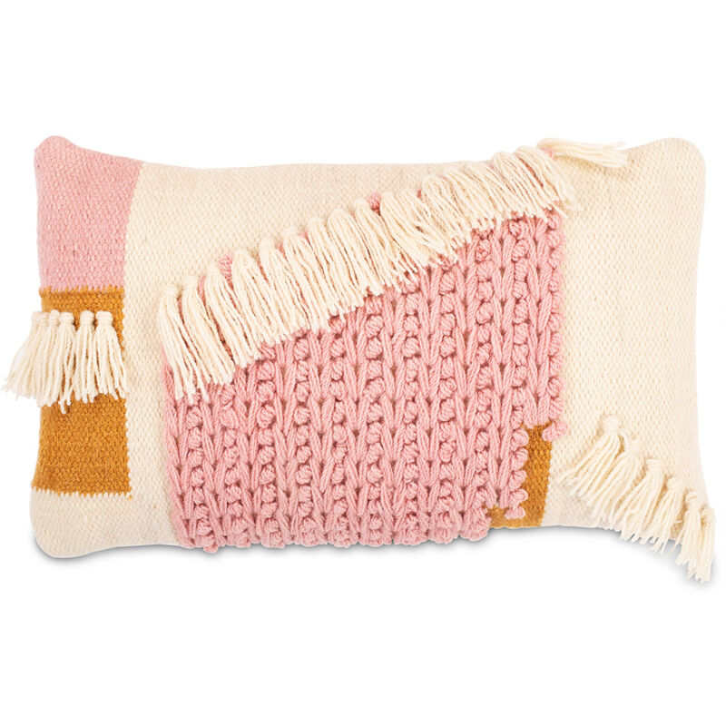 foto del prodotto cuscino in stile boho bali copertura e riempimento inclusi georgia rosa