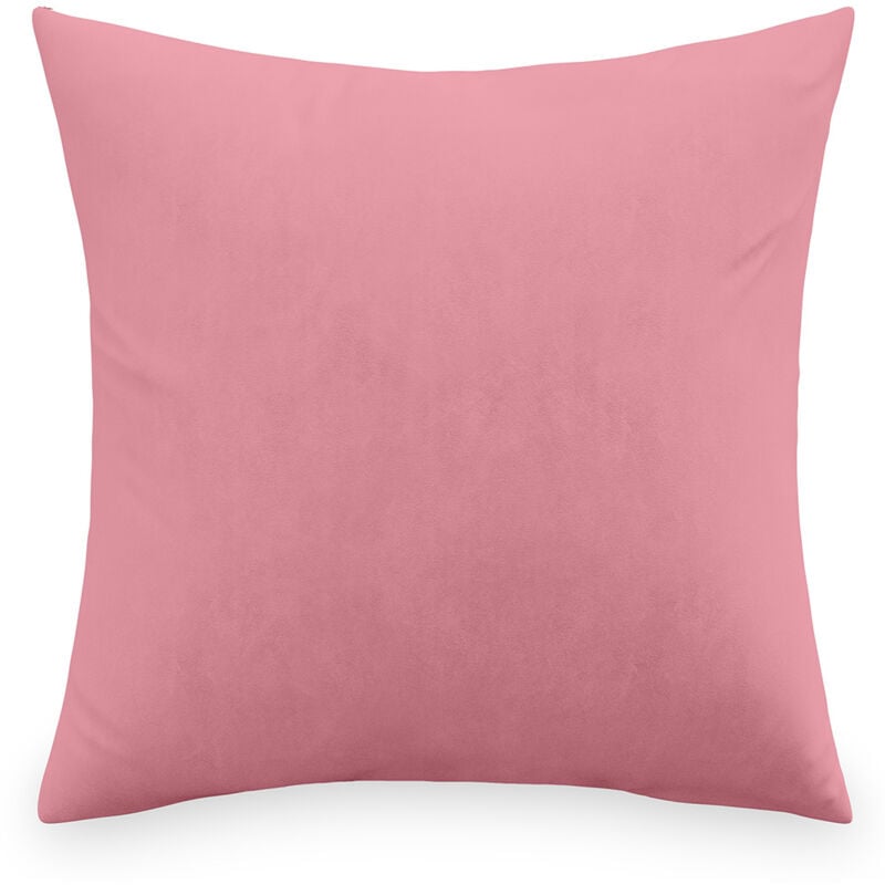 foto del prodotto cuscino in velluto copertura e imbottitura mesmal pastel pink