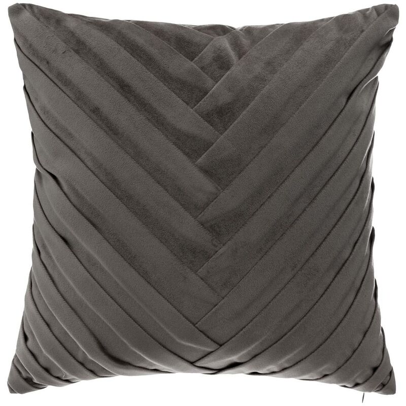 foto del prodotto cuscino in velluto grigio ardesia tress 40x40 cm atmosphera cr ateur d int rieur