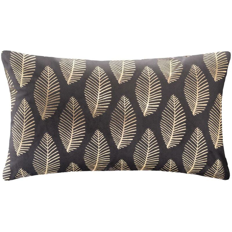 foto del prodotto cuscino in velluto grigio ardesia tropic 30x50 cm atmosphera cr ateur d int rieur