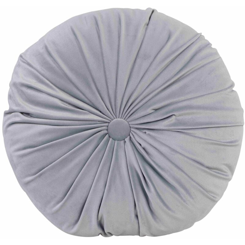 foto del prodotto cuscino in velluto odette grigio 38 cm