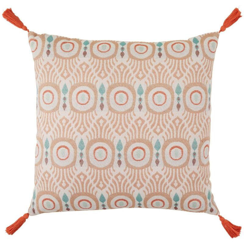 foto del prodotto cuscino jacquard ikat 50x50cm atmosphera cr ateur d int rieur