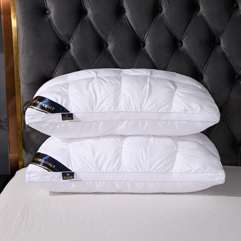 foto del prodotto cuscino laterale cuscino per il dolore al collo cuscino di piume cuscino bianco per letto in peluche bebusingoto