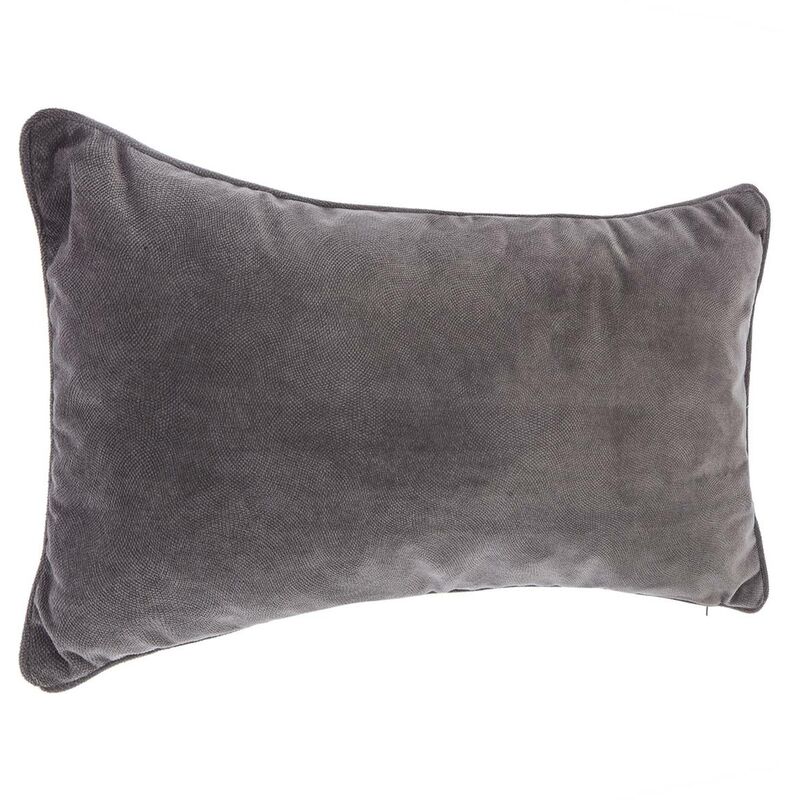 foto del prodotto cuscino lilou in cotone grigio ardesia 30x50cm atmosphera cr ateur d int rieur