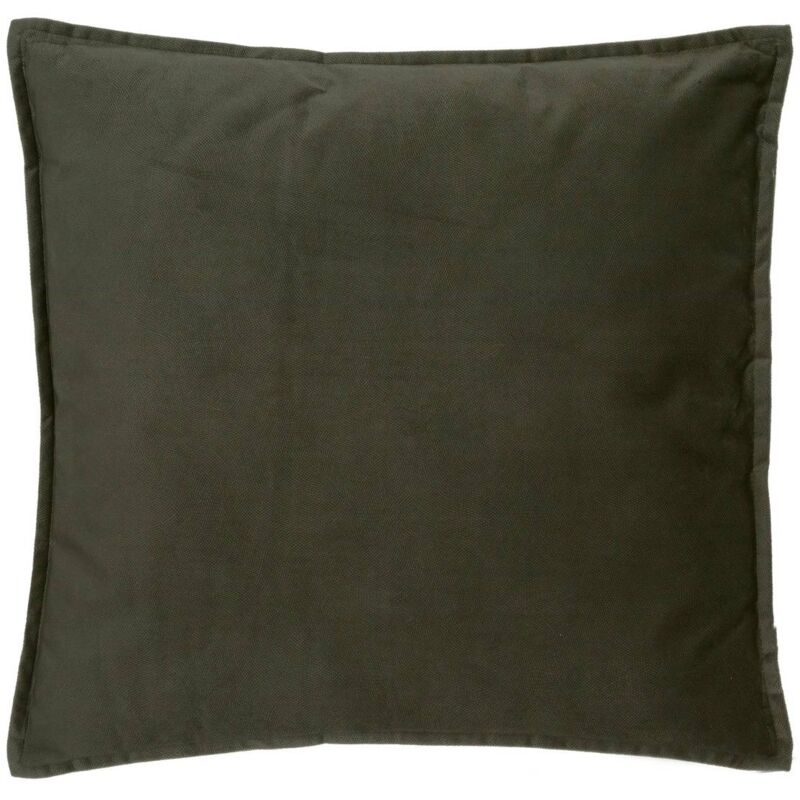 foto del prodotto cuscino lilou in cotone verde cachi 55x55cm atmosphera cr ateur d int rieur