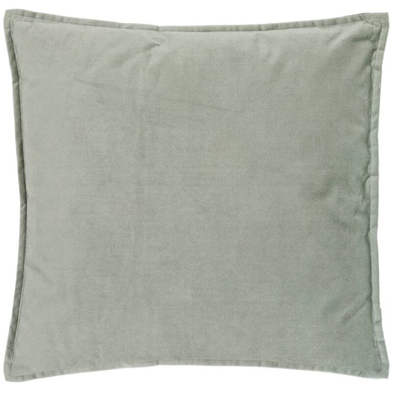 foto del prodotto cuscino lilou in cotone verde celeste 55x55cm atmosphera cr ateur d int rieur