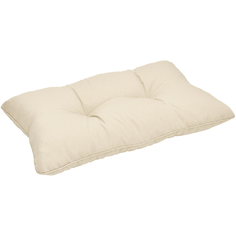 foto del prodotto cuscino lounge da esterno xluna comodo schienale natura, 50x40x12 cm beautissu