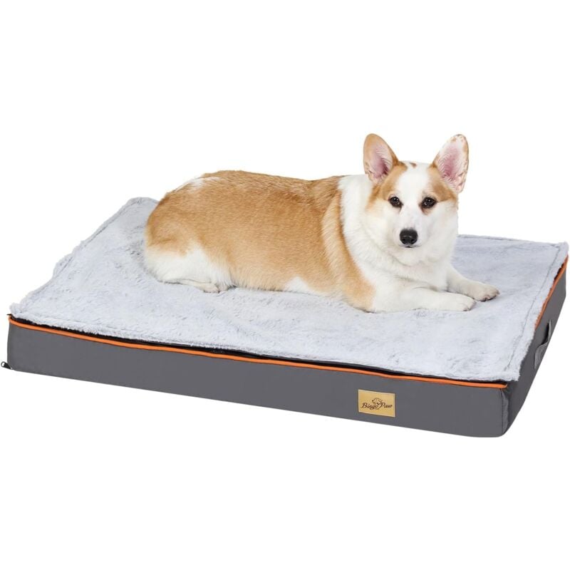 foto del prodotto cuscino materassino per cani materasso cuccia per cane taglia grande in memory foam sfoderabile lavabile l 95x70x8cm
