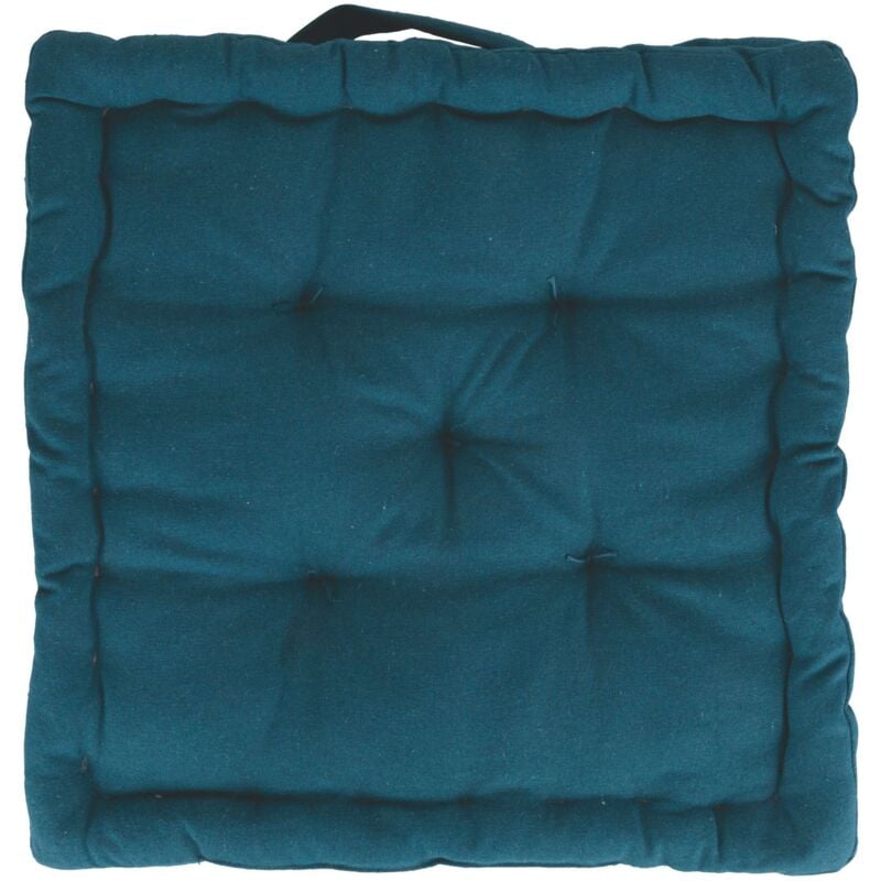 foto del prodotto cuscino materasso 40x40x8cm blu
