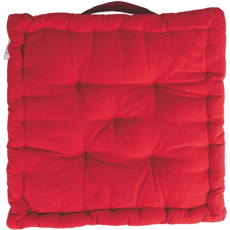 foto del prodotto cuscino materasso 40x40x8cm rosso