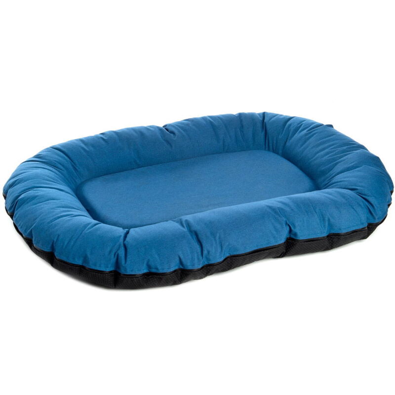 foto del prodotto cuscino modello elegance sfoderabile con colori melange e fondo antiscivolo per cani e gatti 78 x 55 x 10 cm beige