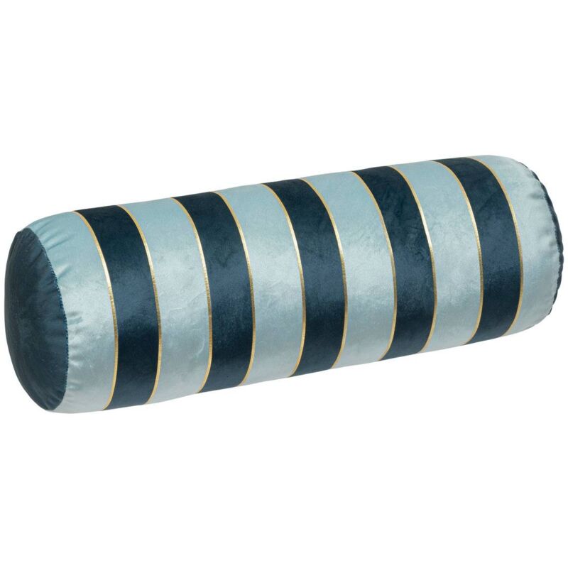 foto del prodotto cuscino nelya in velluto blu d40cm atmosphera cr ateur d int rieur