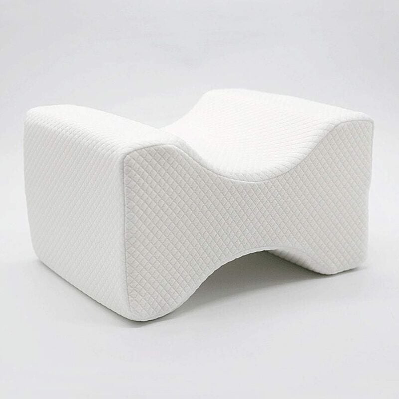 foto del prodotto cuscino ortopedico per ginocchia, traspirante, in memory foam, per gravidanza, con cuneo sagomato, fornisce supporto e sollievo dal dolore