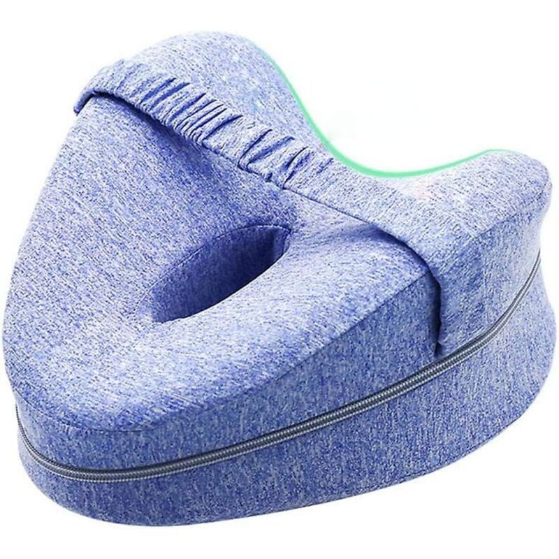 foto del prodotto cuscino ortopedico per il sollievo dalla sciatica blu bebusingoto