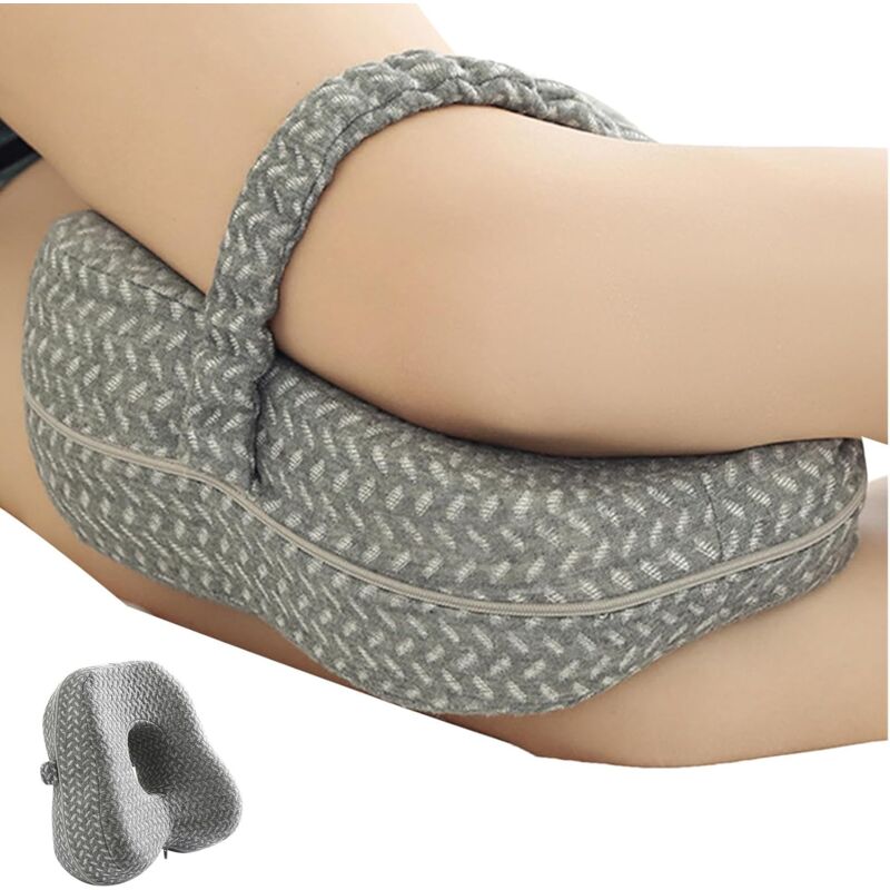 foto del prodotto cuscino ortopedico per le gambe cuscini per rialzo gambe con memory foam per uomo cuscino per ginocchia per chi dorme di lato comodo cuscino