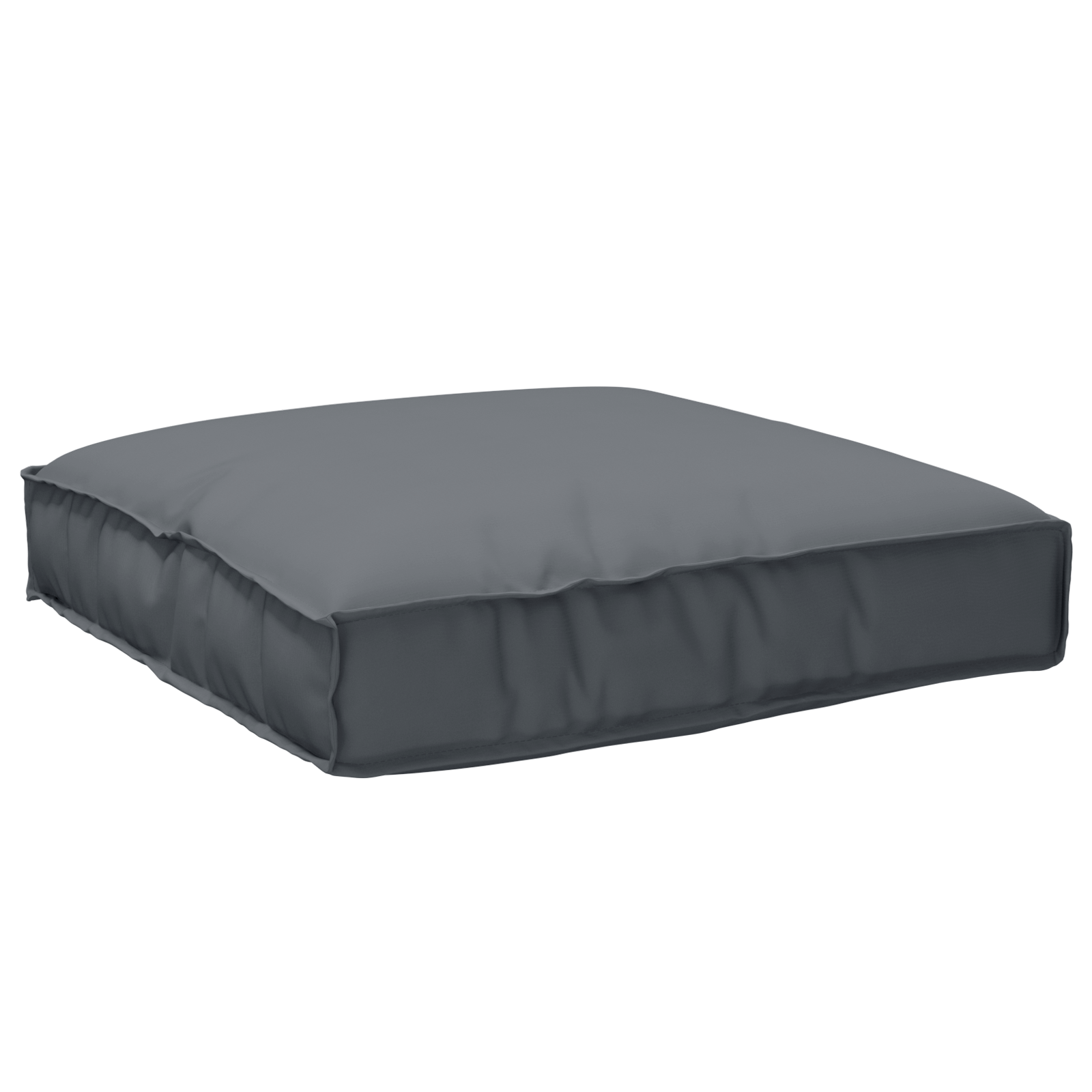 foto del prodotto cuscino pallet per seduta antracite 80x80x12 cm tessuto oxford