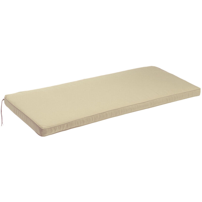 foto del prodotto cuscino panca 2 posti 115x47xh4cm sand bordato