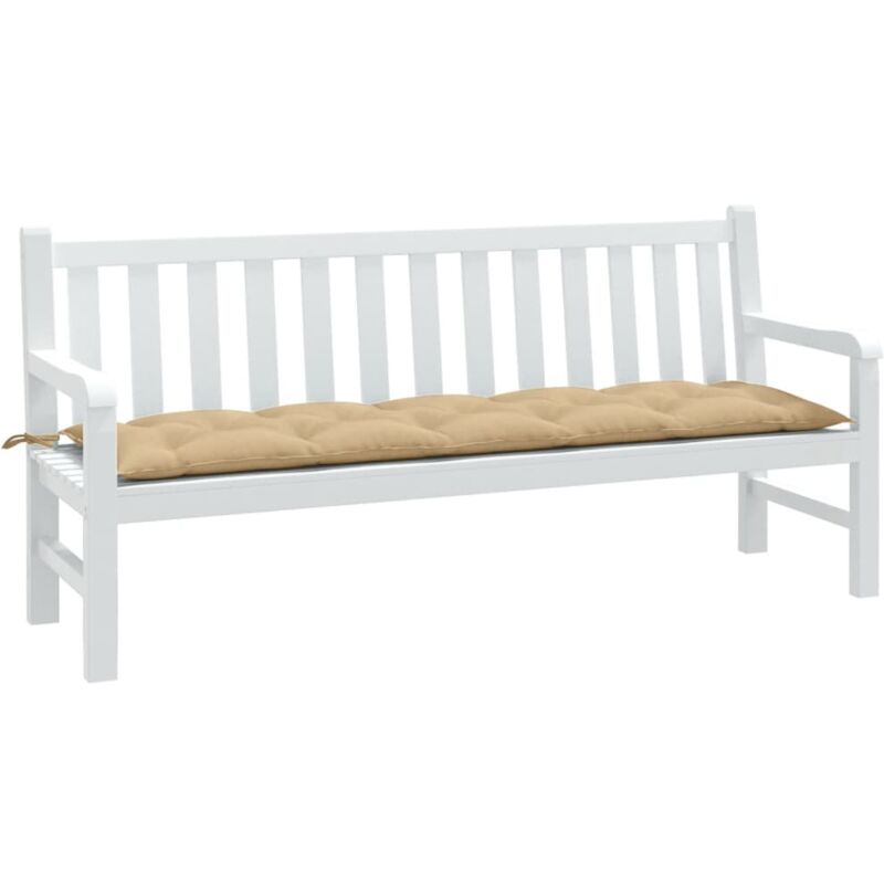 foto del prodotto cuscino panca da giardino beige m lange 180x50x7 cm in tessuto vidaxl